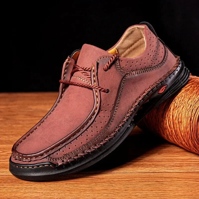 STREET CRAFT - Microfiber Leather Casual Sneakers - Built for the Long Game