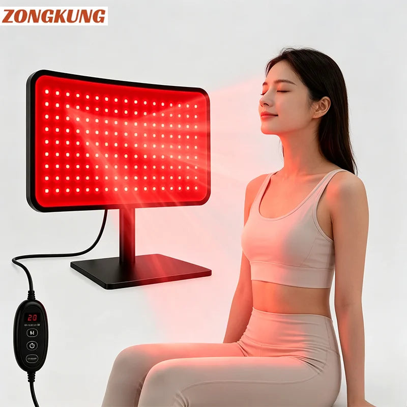 Red Light Therapy Panel 660nm & 850nm – 120 LEDs