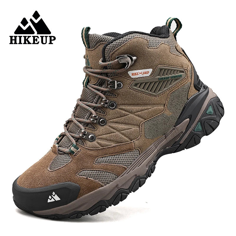 Men's High-Top Hiking Trekking Boots - Outdoor Tactical Combat Winter Boots