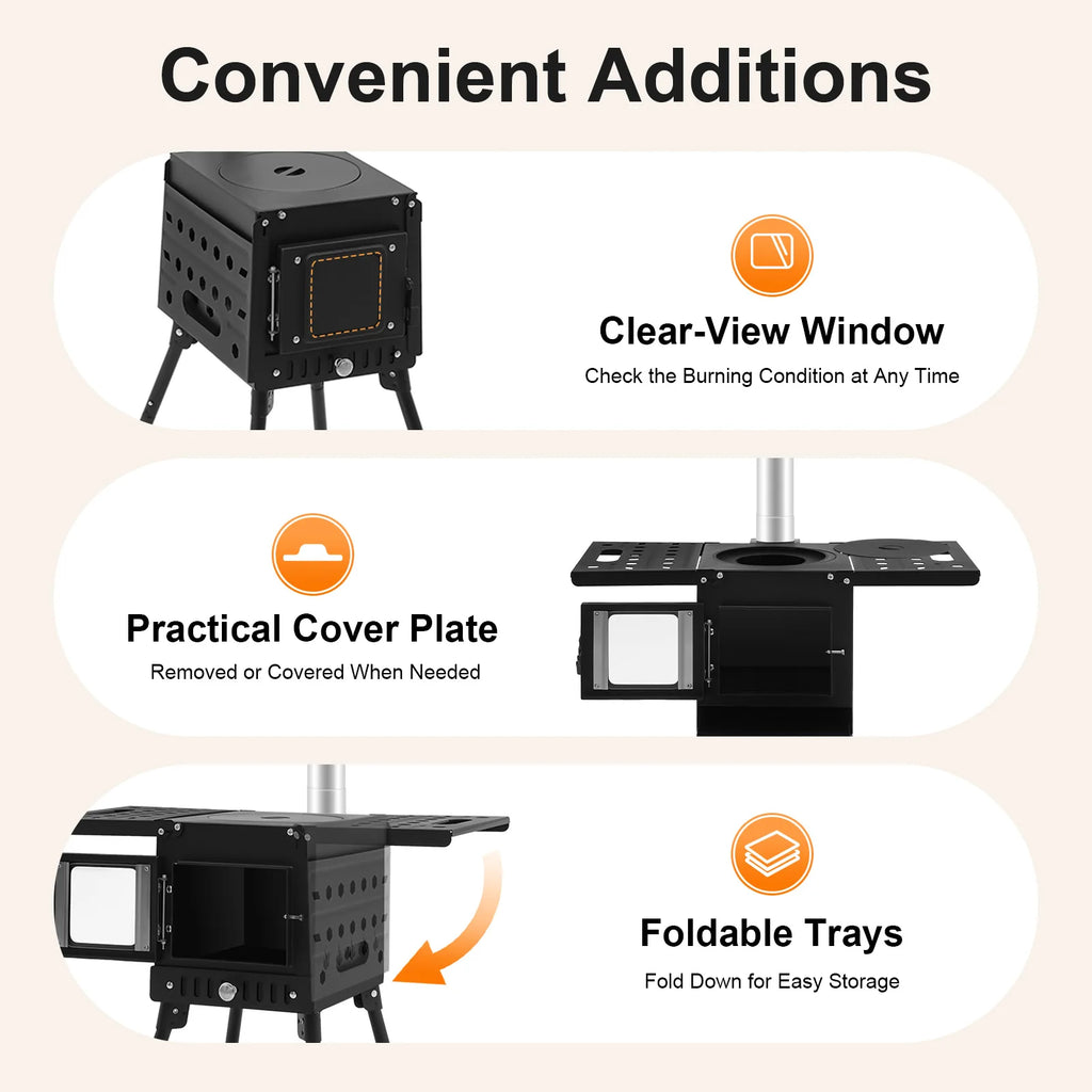 Foldable Camping Wood Stove
