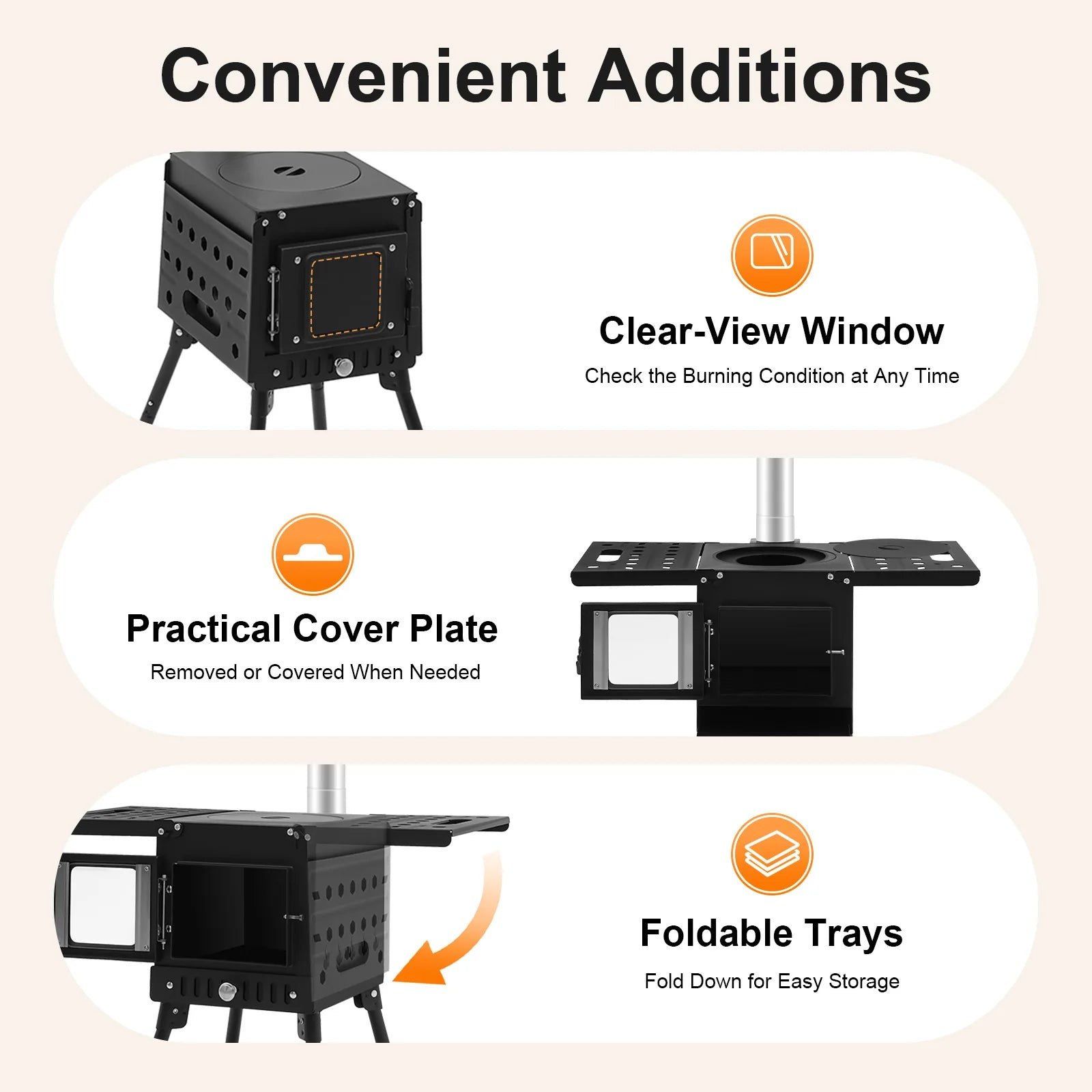 Foldable Camping Wood Stove