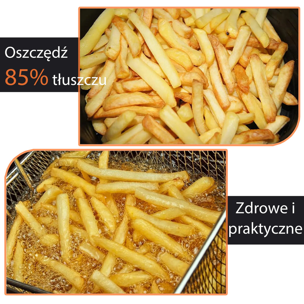 12L Air Fryer Oven – 360° Hot Air Window LED Touch