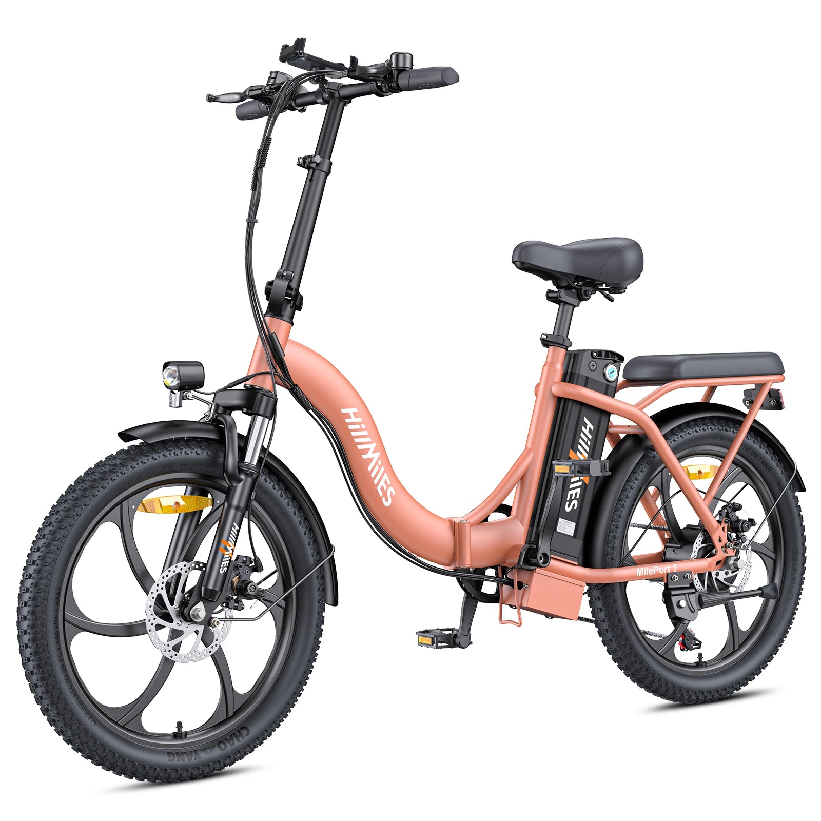 MILEPORT 1 FOLDING E-BIKE - 250W, 100 KM Assist Range - Weekend Freedom
