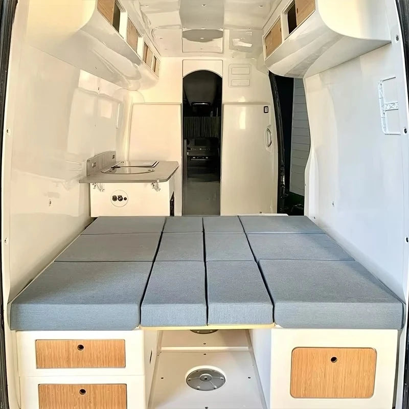Camper Mobile Trailer Mini Caravan Travel Trailer Comfortable Solo Family