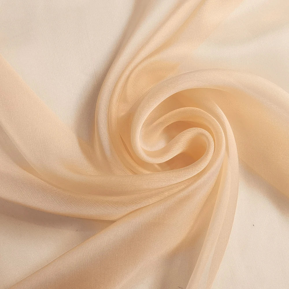 SILK CHIFFON - Pure Mulberry Silk Chiffon 140cm 6mm - The Fabric That Moves Like Water
