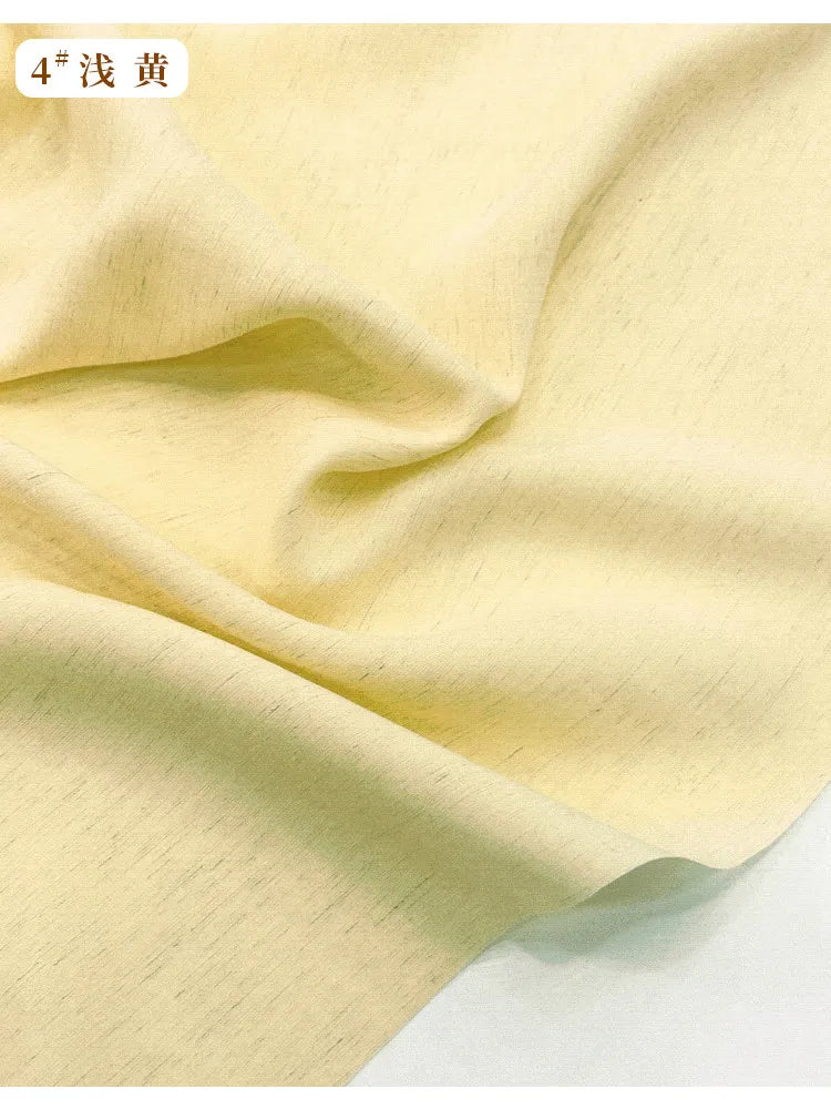 LINEN-LOOK PLAIN FABRIC - 13 Colors, Soft Polyester, 145cm Wide - Easy Wear