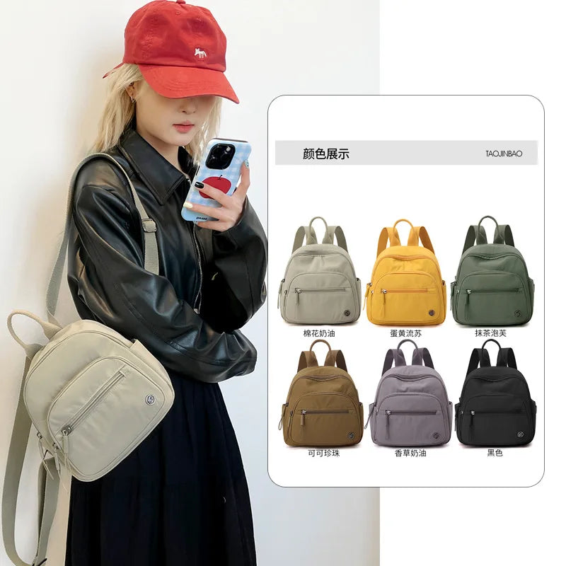 Lightweight Nylon Mini Backpack