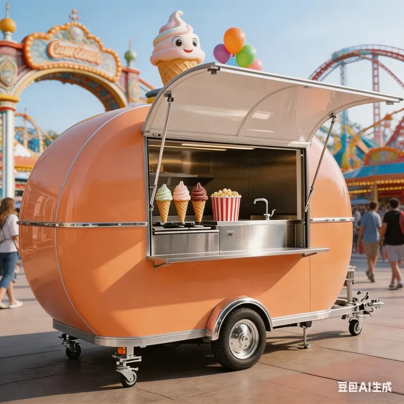 Versatile Food Trailer – Concession Cart Modular Kitchen Catering