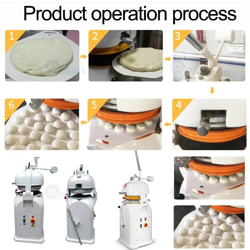 Semi-Automatic Dough Divider Rounder