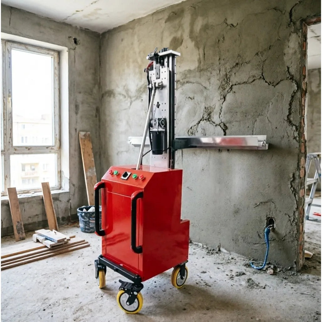 Automatic Wall Scraping & Plastering Machine