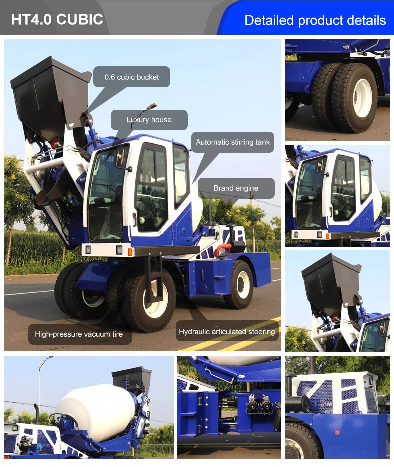 Self-Loading Concrete Mixer - 85 kW - 4WD