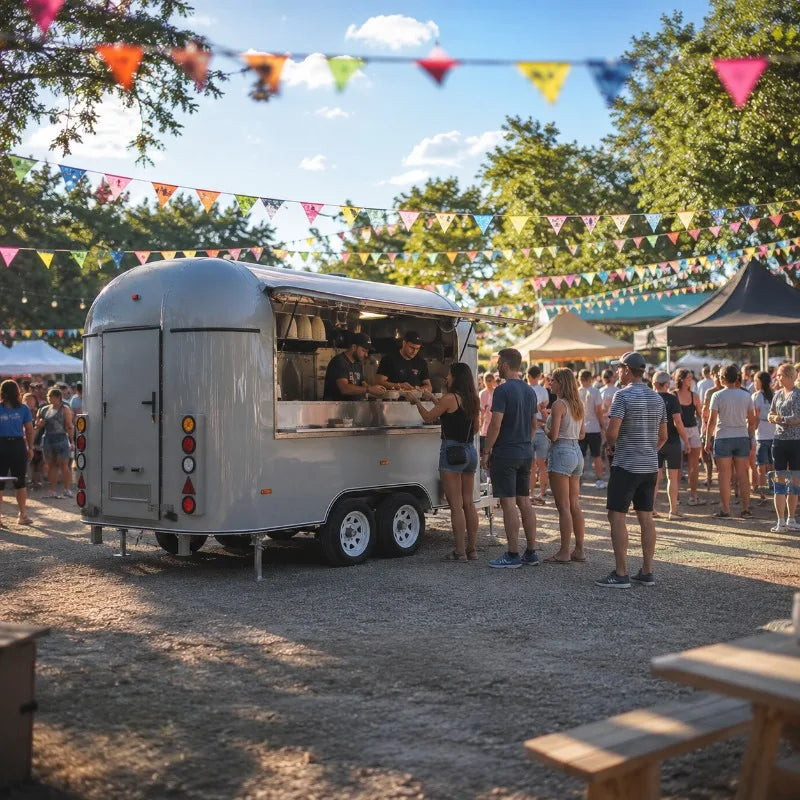 Customized Mobile Food Truck – Full Kitchen Coffee Van Ice Cream Cart