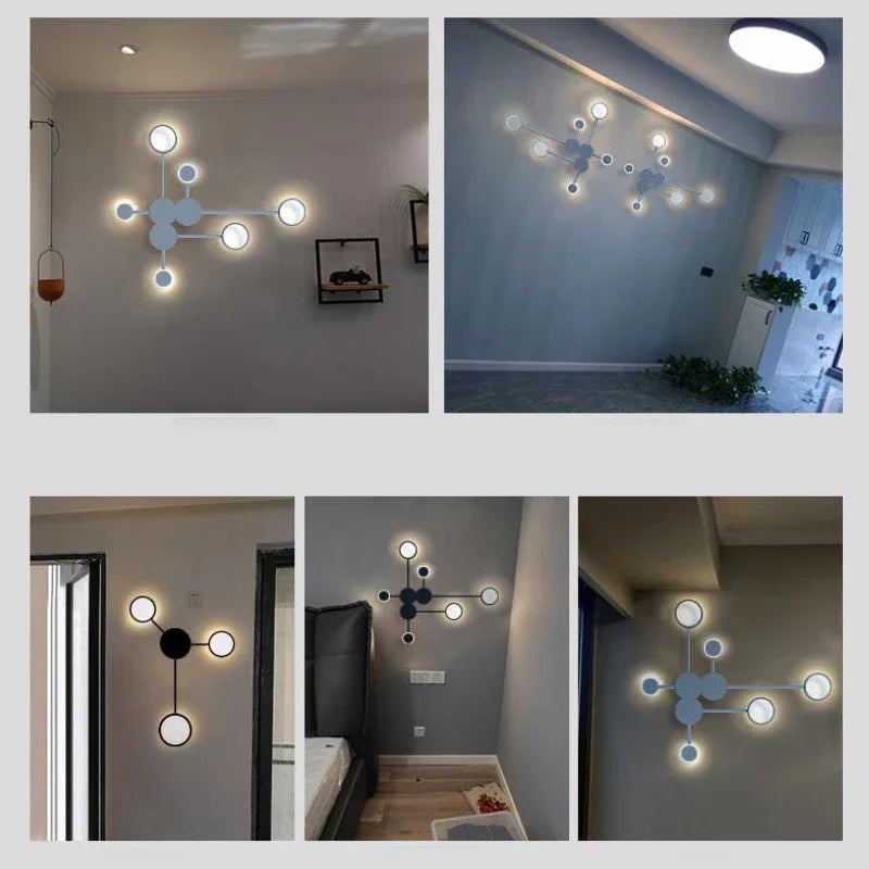 Nordic Minimalist Multi-Head Wall Sconce