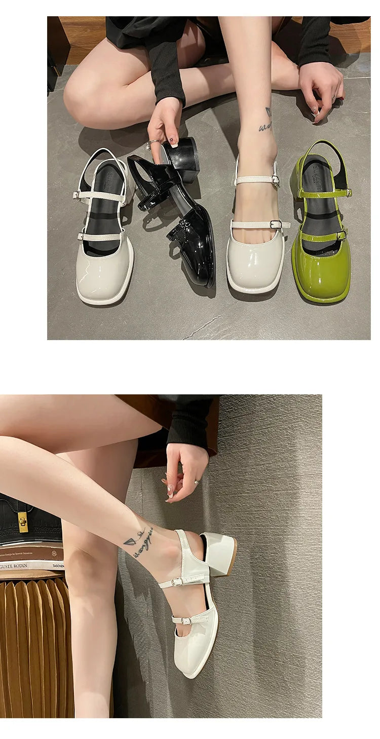 Summer new Mary Jane shoes Non-slip Outdoor beach flat Ladies Casual Hollow sandals Fashion versatile comfort Shoes Zapatos