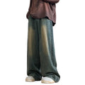 RETRO WIDE - Men's Distressed Vintage Wide Leg Baggy Jeans - Retro Blue, M–XXL