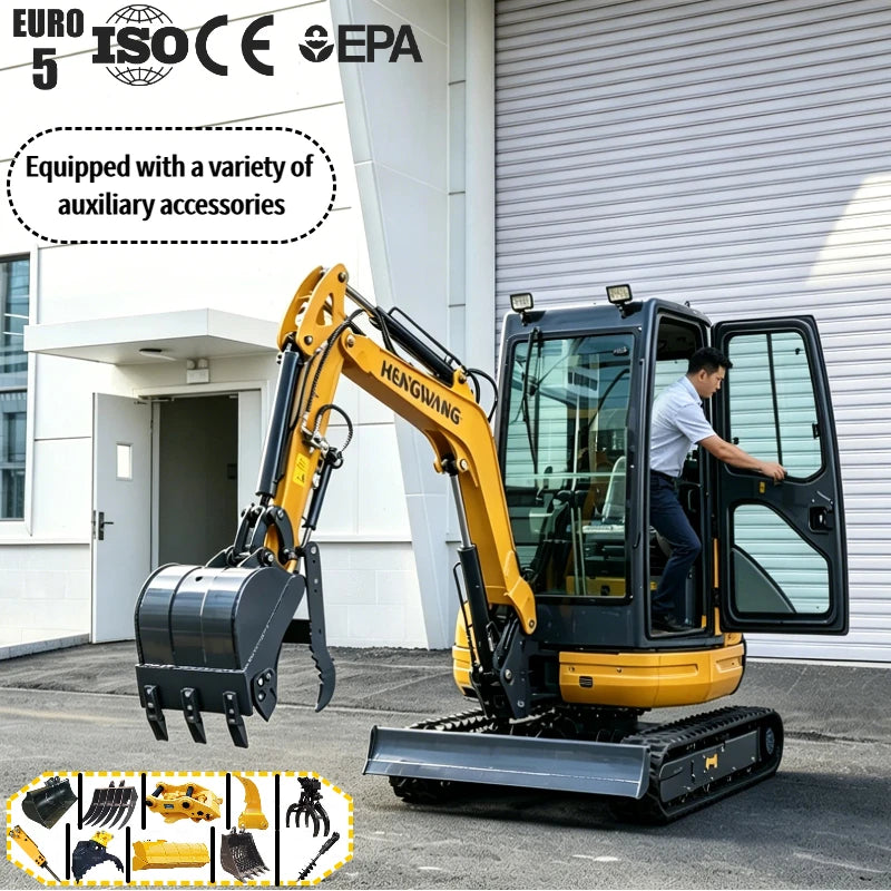 Kubota Mini Excavator - 2.5 Ton - HW-25W