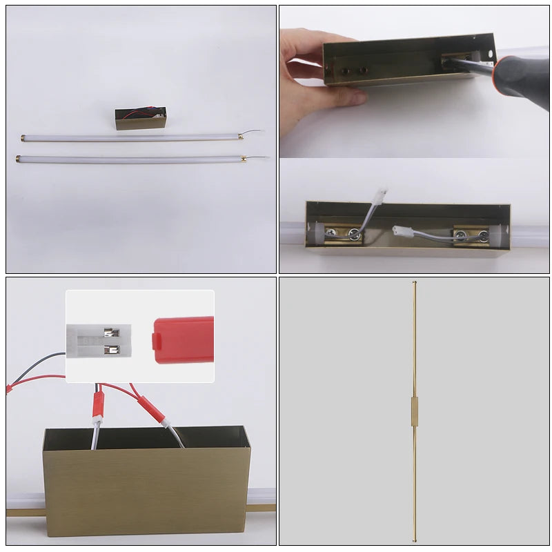 Nordic LED Long Wall Lamp – 60/90/120cm, 3 Color Temps