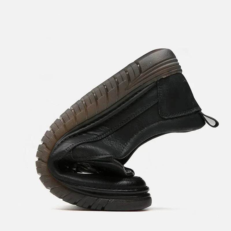 PENNY CLASSIC - Men's Retro Penny Loafer Genuine Cowhide Leather Shoes - Slip-On Casual Club Party Shoes