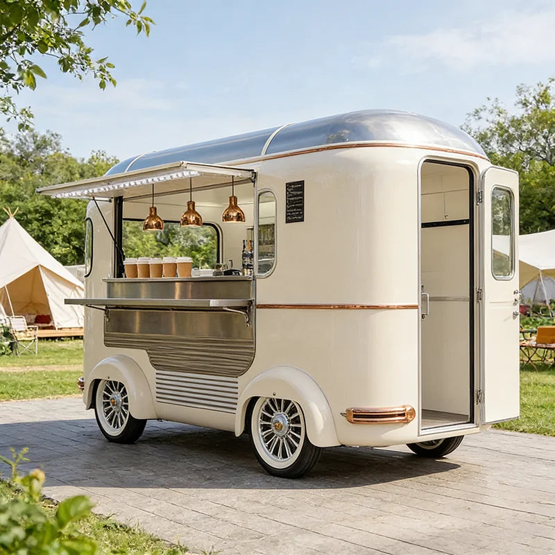Mobile Bar Food Truck – Sink Refrigerator Storage Beverage Cocktail