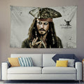 JACK SPARROW TAPESTRY - Polyester - Pirate Wall Decor