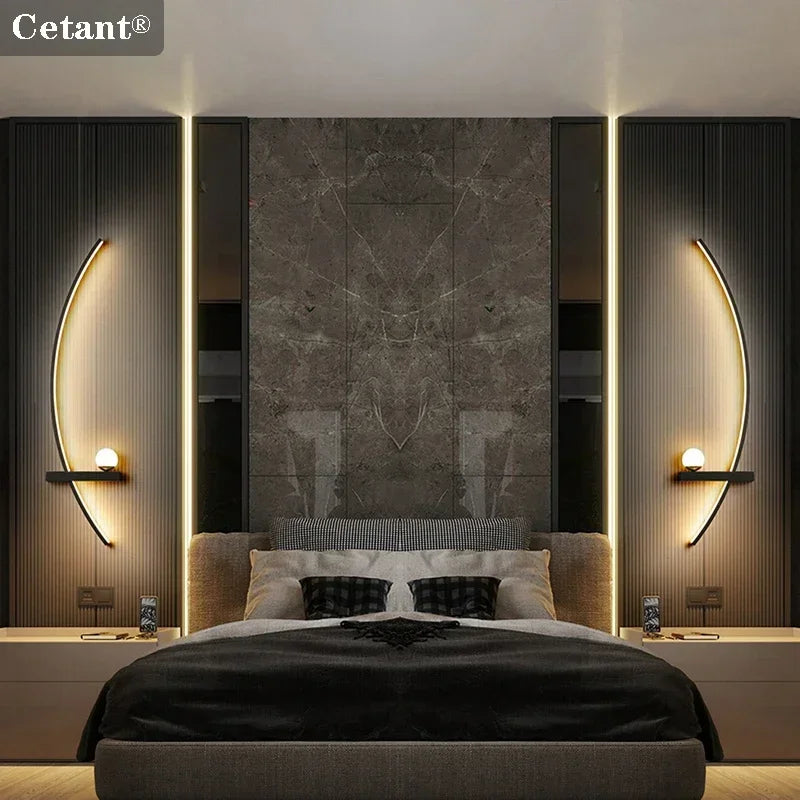 LED C-Line Wall Sconce – 55/105cm Dimmable