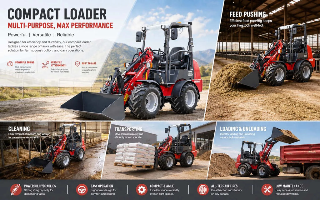 LANDWARD Compact Wheel Loader | 0.8 t