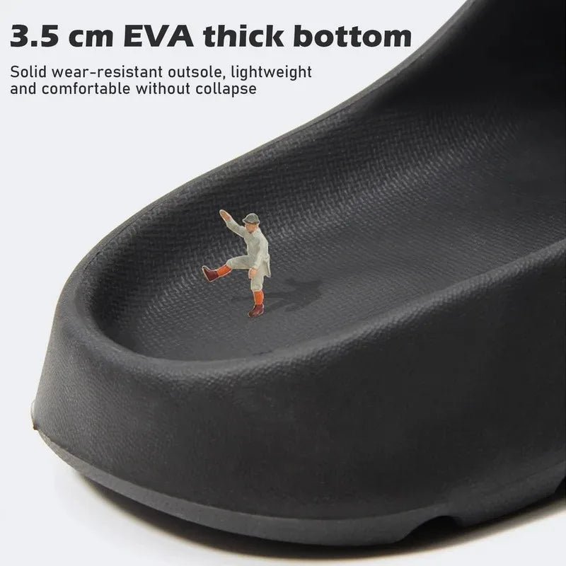 Coconut Slippers Cloud Thick-soled Sandals Summer Fashion Soft Bottom Beach Men's Slippers Women's Sandals EVA Slides