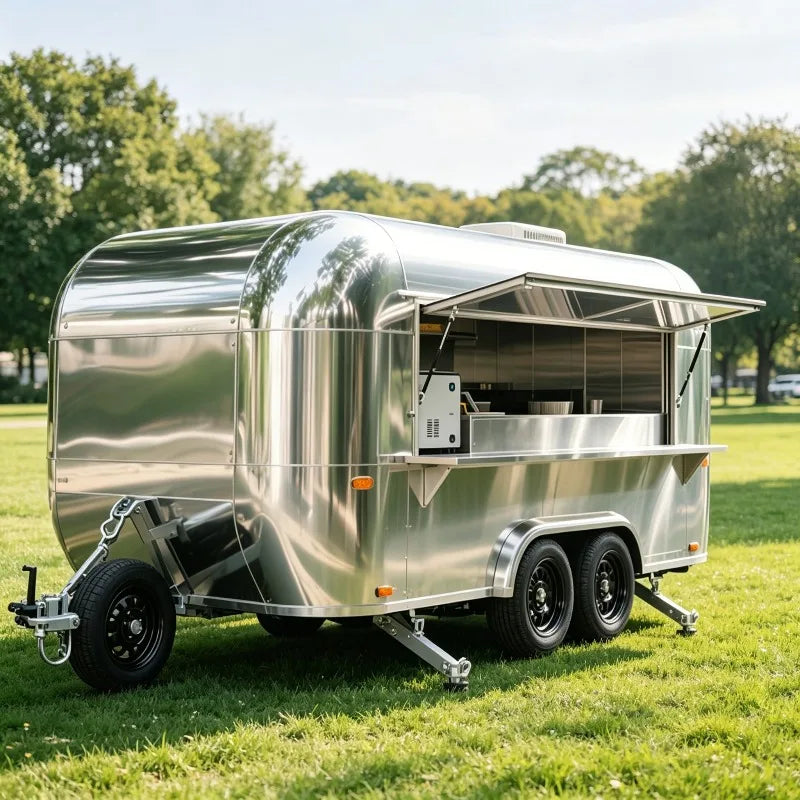 Commercial Food Trailer – Fully Equipped Mobile Kitchen Concession
