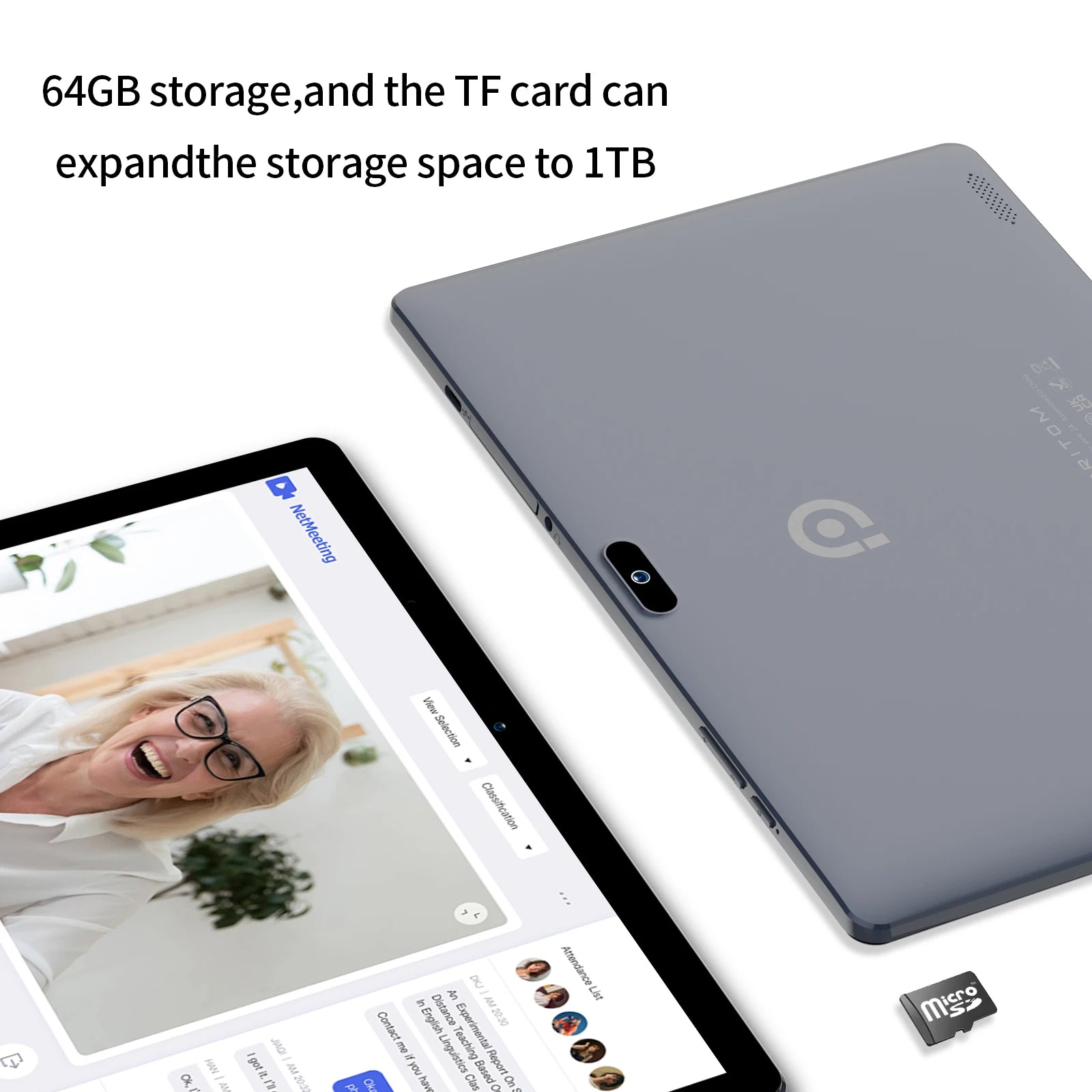 PRITOM 10.1" Android 13 Tablet - 4GB+64GB, 3G SIM, 6000mAh