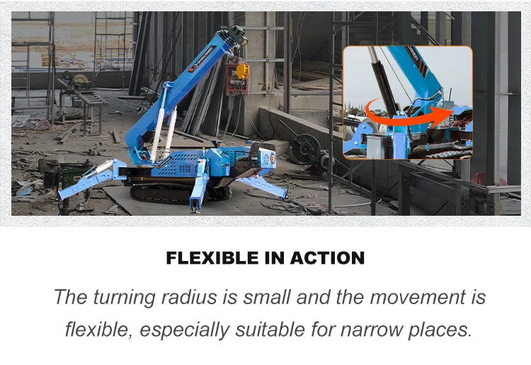 Yugong Mobile Spider Crane - 10 Ton - Remote Control