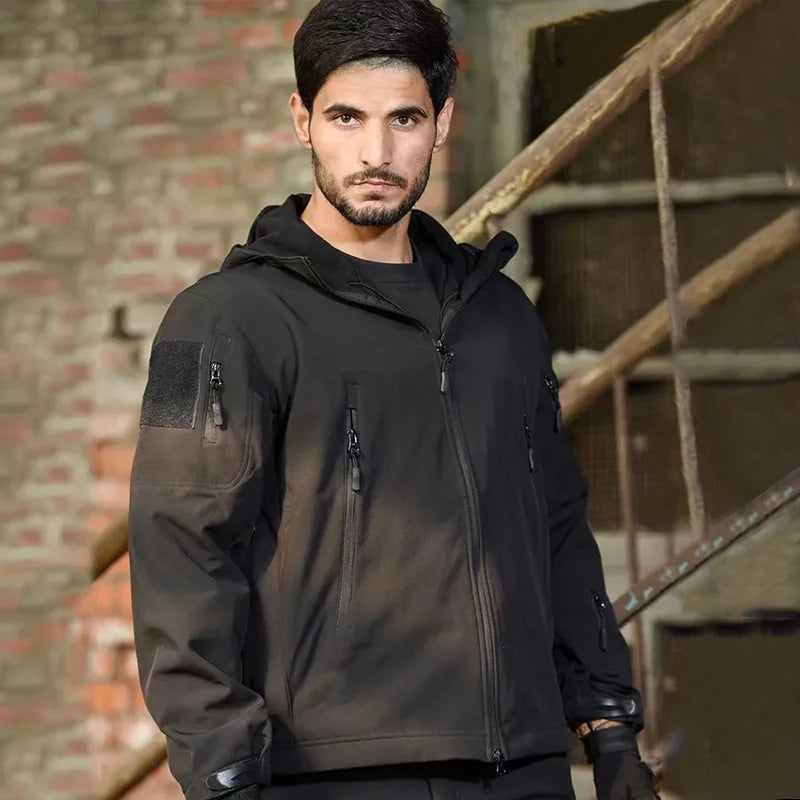 TACTICAL STORM - Waterproof Jacket & Cargo Pants Set - Fleece Lined, Windproof, S–4XL