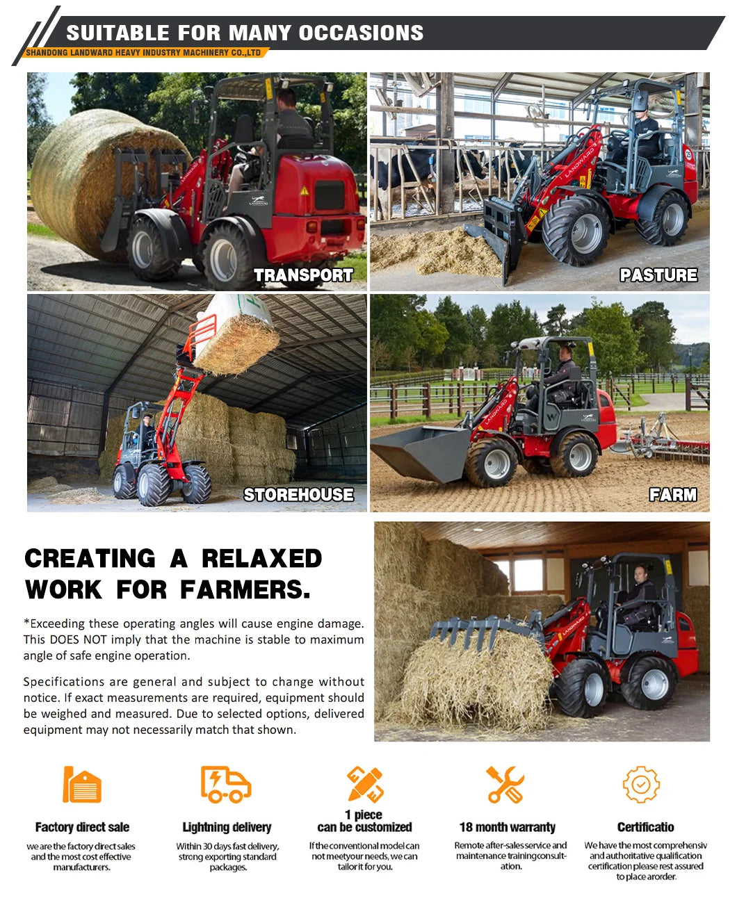 Wheel Loader - Hydraulic Diesel - Farm & Construction
