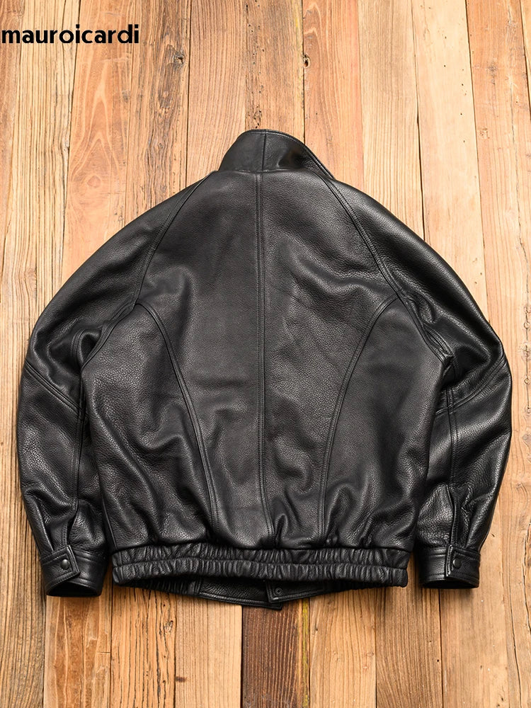 Midnight Circuit - Men's PU Jacket - Vintage Edge
