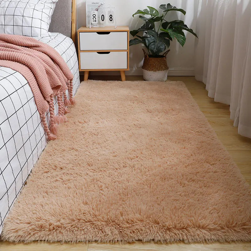 SOFT GROUND - Nordic Solid Color Carpet - Anti-Slip, Waterproof, Long Pile
