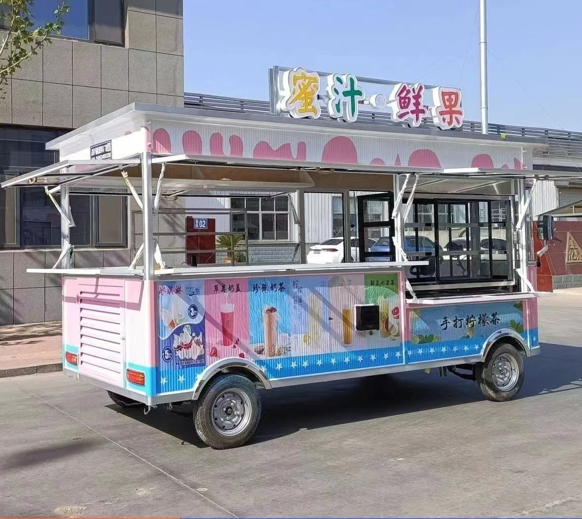 Food Truck Pro 4.2m – Electric Mobile Stainless Steel Trailer