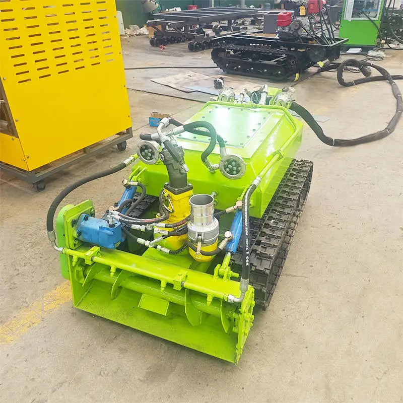 RUBBER-TRACKED DREDGING ROBOT - 500/600 mm Width - Underwater Pipe Cleaning