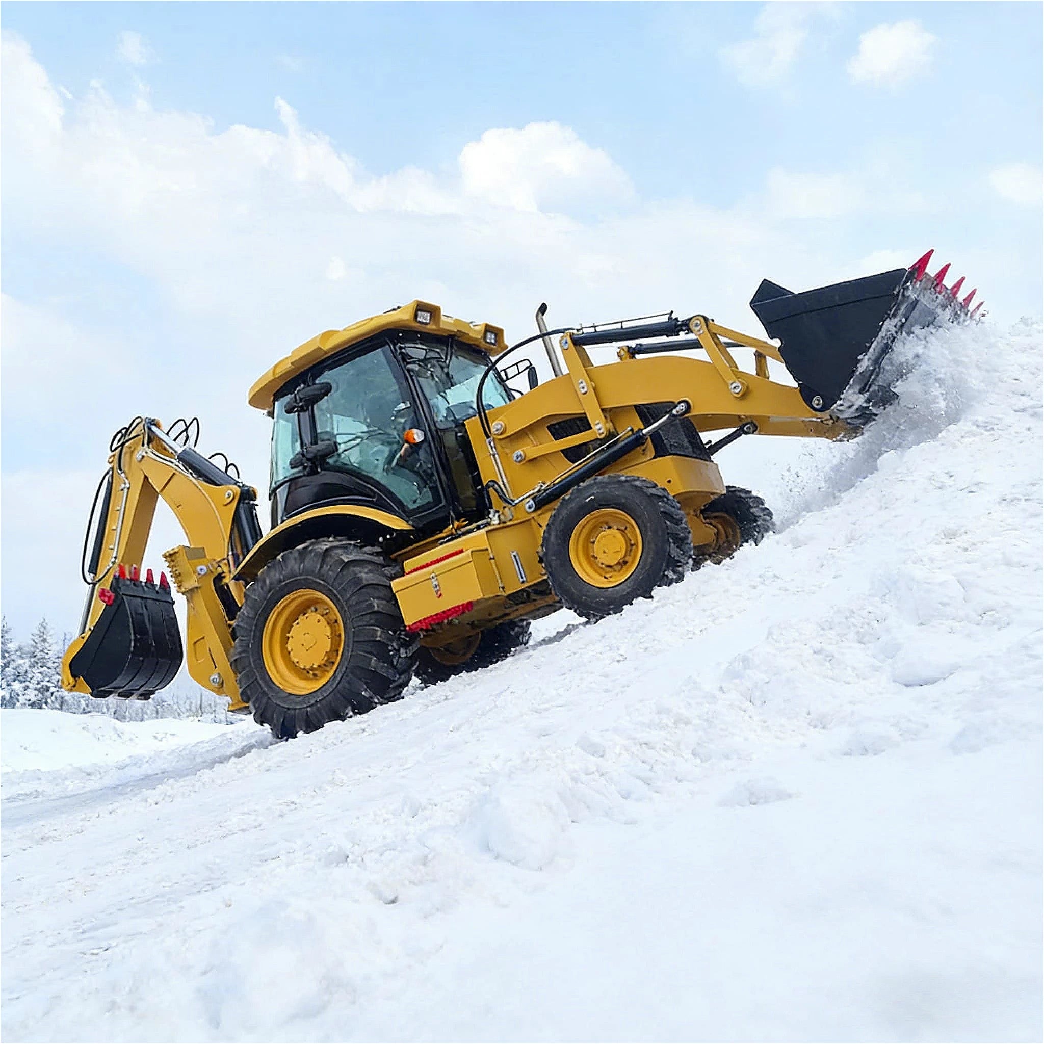 Mini Diesel Wheel Loader | 0.8 t