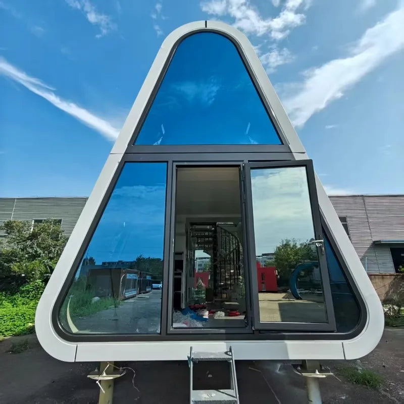 Triangle A-Frame Prefab House - Portable Tiny Cabin Luxury Villa