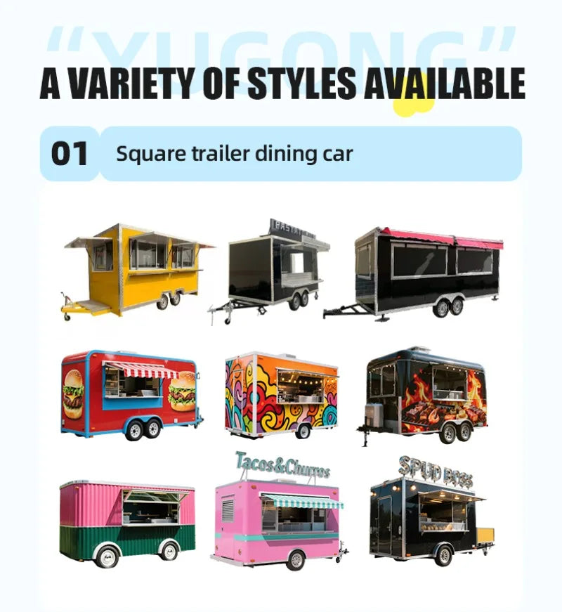 Dessert Food Trailer – Airstream Mobile Kitchen Cabinets