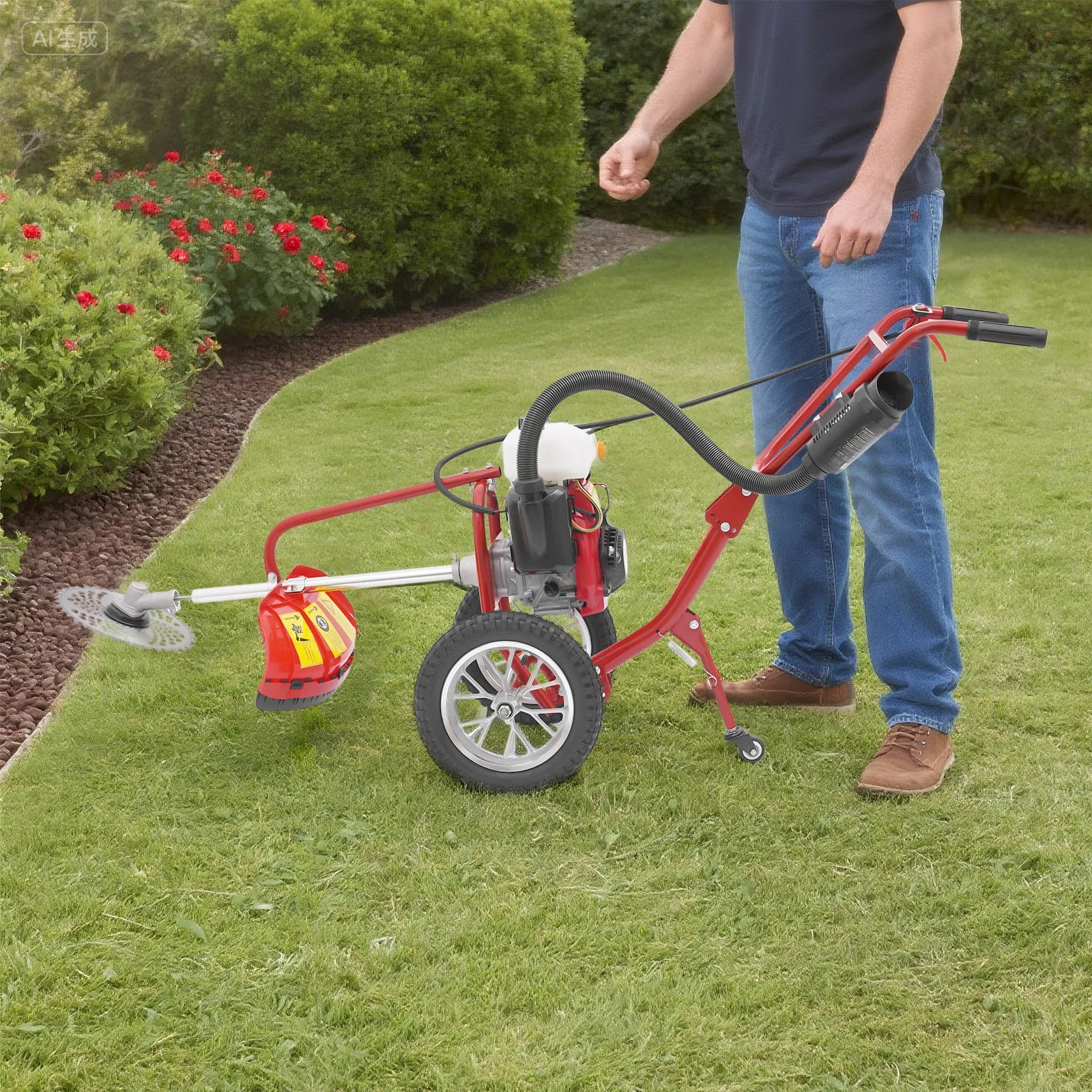 4HP CULTIVATOR - 3-in-1 Tiller, Weeder & Trencher - Garden Power