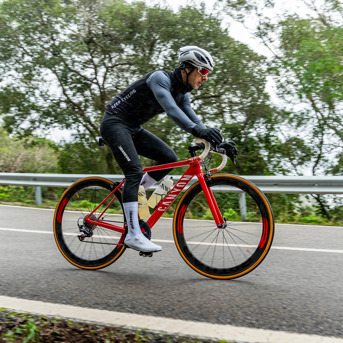 Fleece Cycling Jersey - Long Sleeves - Cool-Weather Rhythm