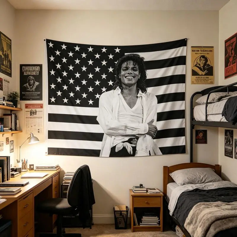 MICHAEL JACKSON TAPESTRY - Polyester - Music Wall Decor