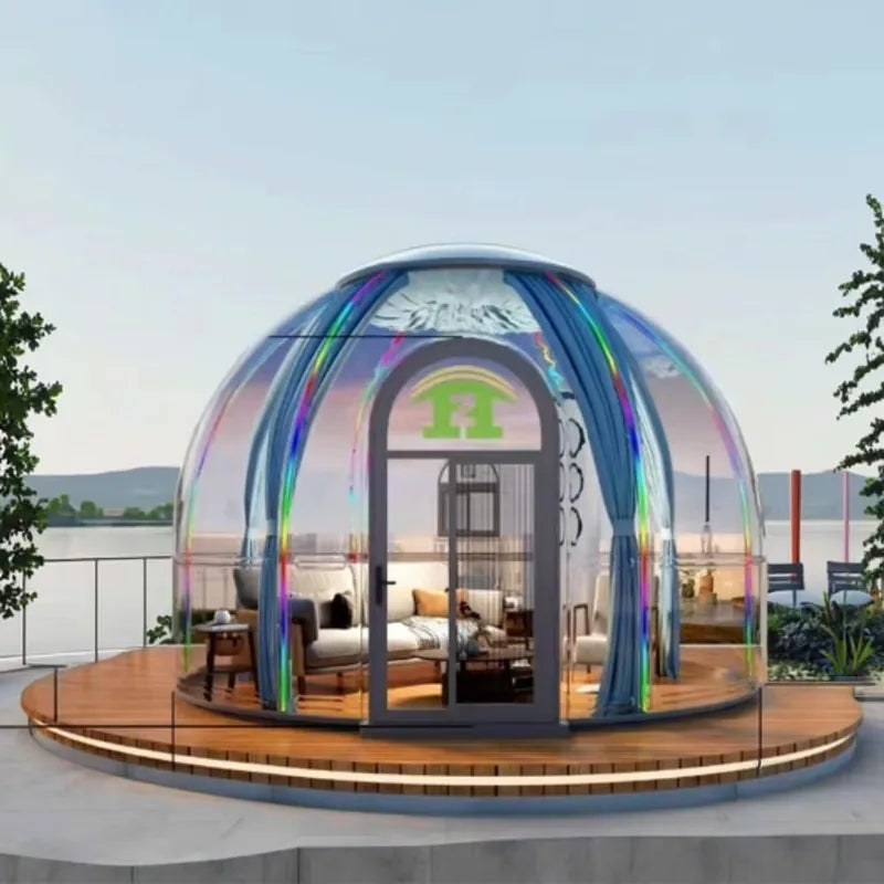 Luxury Bubble Dome House - Transparent Polycarbonate Star Hotel