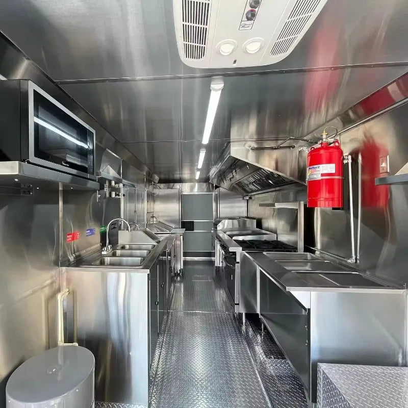 Mobile Food Truck – Smooth Wheels Flexible Moving Catering Trailer