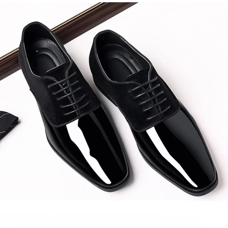 PRESTIGE OX - Men's Business Leather Oxford Shoes - Lace-Up, Office & Wedding