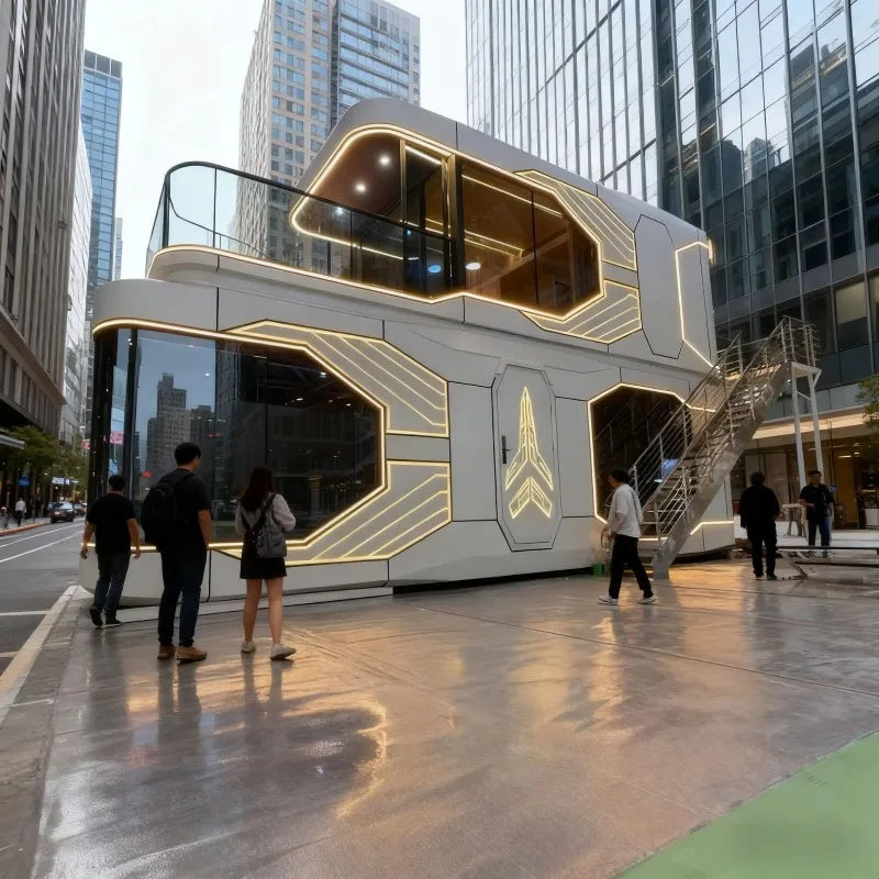 Smart Capsule House - Mobile Container Homestay Starry Sunroom