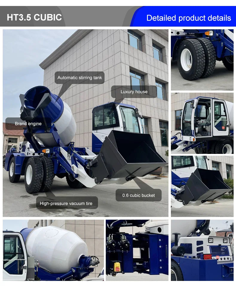 Self-Loading Concrete Mixer - 85 kW - 4WD