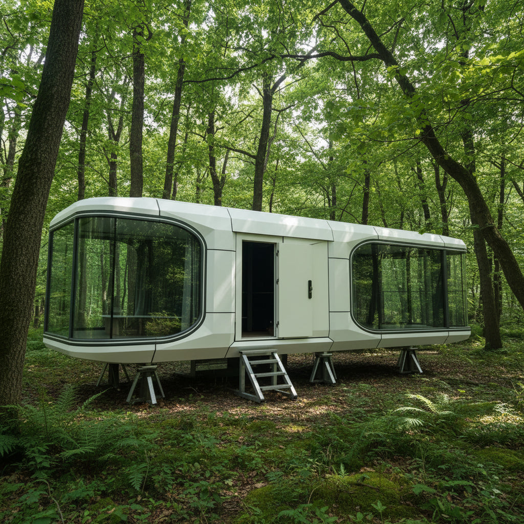 Modern Portable Capsule House - Luxury Mobile Hotel Resort Ready