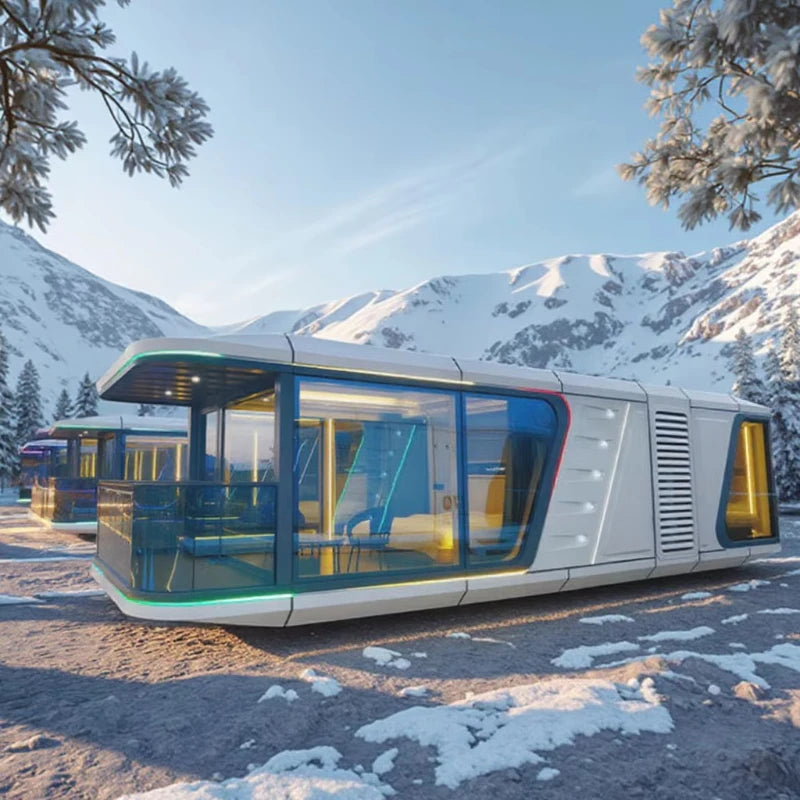 Modular Capsule House Hotel - Prefab Camping Capsule Cabin Tiny Home