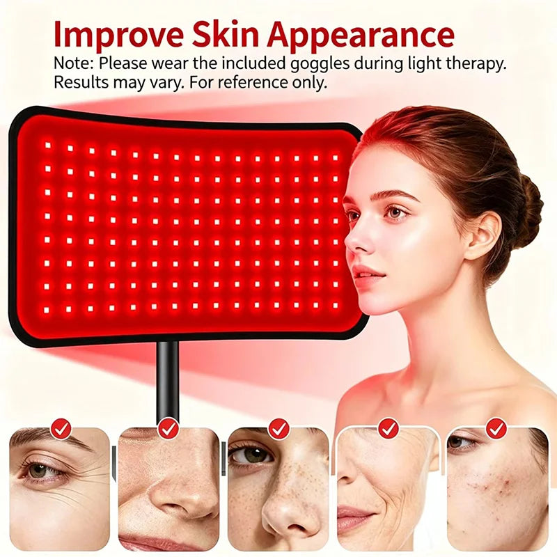 Red Light Therapy Panel 660nm & 850nm – 120 LEDs